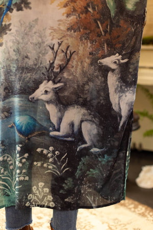 Theatre of Dreams Kimono  Deer/Forest