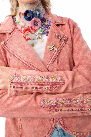 Colonel Jacket: Mauve Wash / M