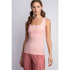 BUTTER FABRIC SLEEVELESS TANK