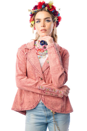 Colonel Jacket: Mauve Wash / M