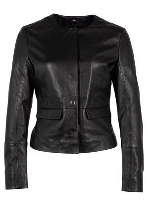 Diane CF Leather Jacket, Black