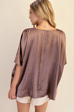 Round Neck Oversized Top