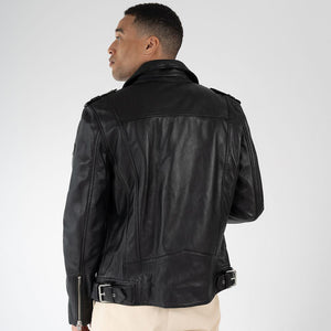 Rotys RF Leather Jacket, Black