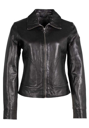 Lusan RF Leather Jacket, Black
