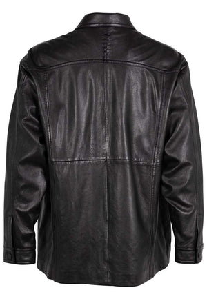 Currow OS Leather Jacket, Black