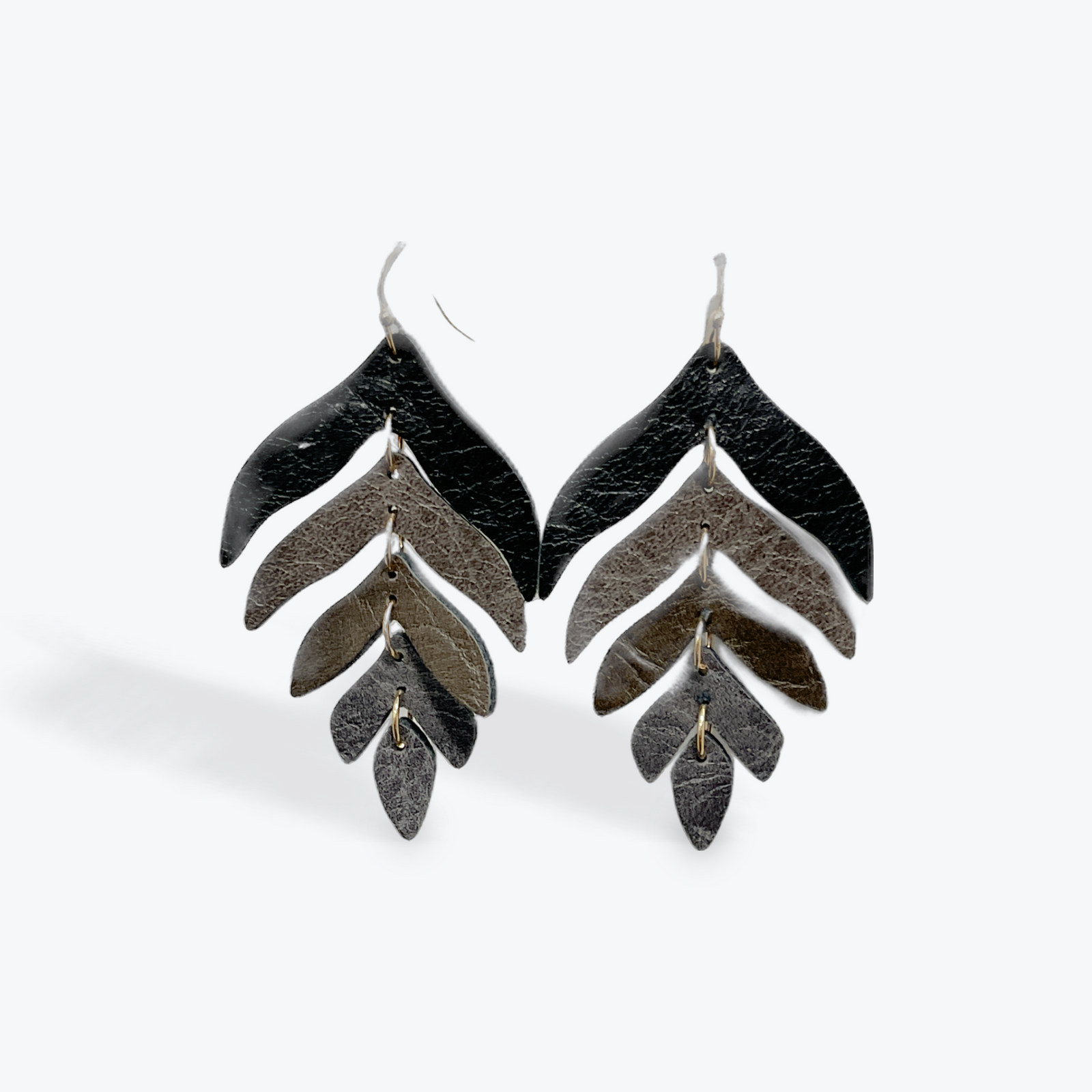 Faux Leather Earrings