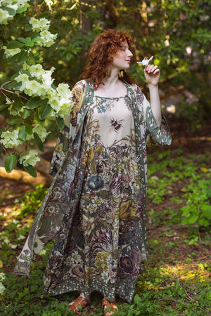 Love Grows Wild Bohéme Slip Dress With Bees: S/M (fits approx. size 6-10)