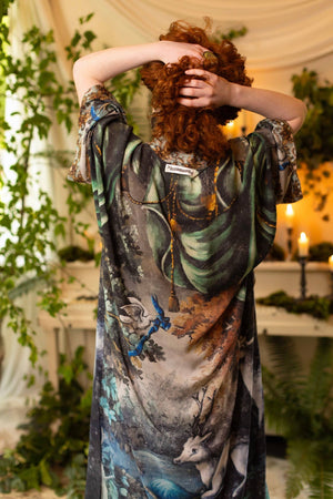 Theatre of Dreams Kimono  Deer/Forest