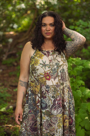 Love Grows Wild Bohéme Slip Dress With Bees: S/M (fits approx. size 6-10)