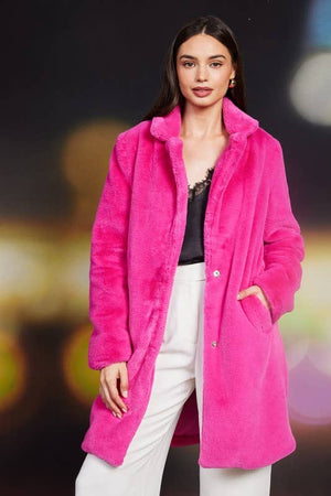 PREMIUM SOFT TEDDY LONG COAT