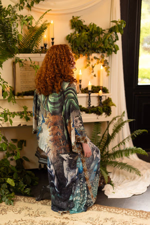 Theatre of Dreams Kimono  Deer/Forest
