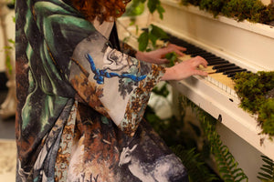 Theatre of Dreams Kimono  Deer/Forest