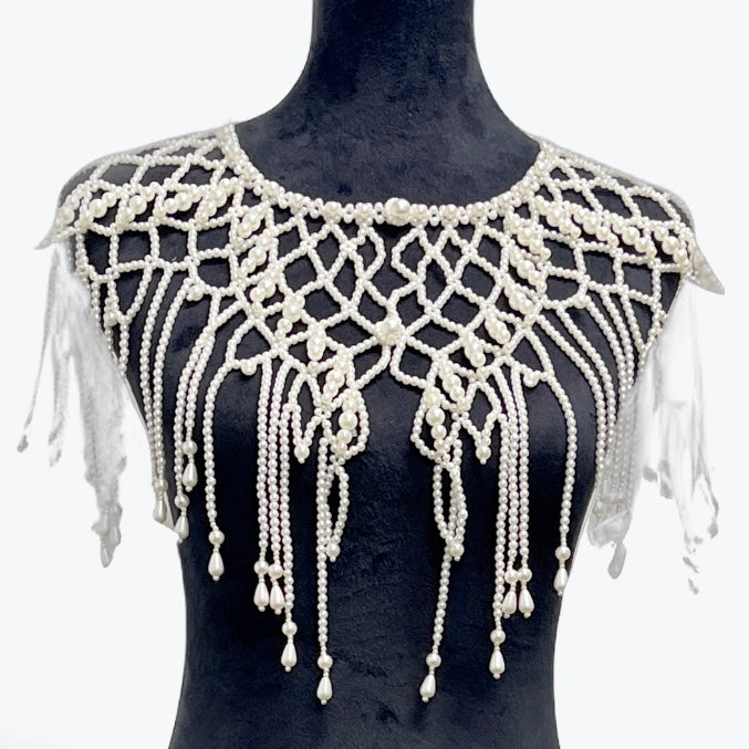 Pearl Beaded Overlay