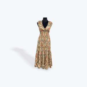 Ruffle Sleeve Wrap Dress