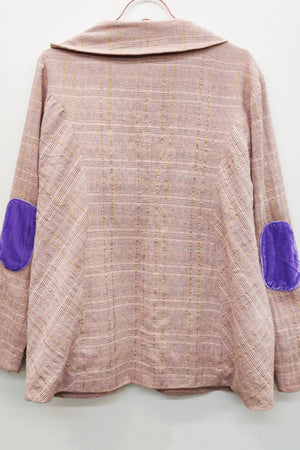 Sudden Sensation Blazer | Pink Jacket | Embroidered Jacket: Pink Ash / XL