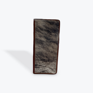 LEATHER AND COWHIDE JEWELRY WALLET