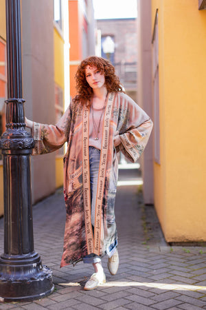 Friendship Love &Truth Vintage Wash Kimono