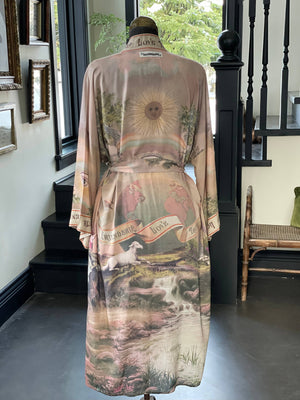 Friendship Love &Truth Vintage Wash Kimono