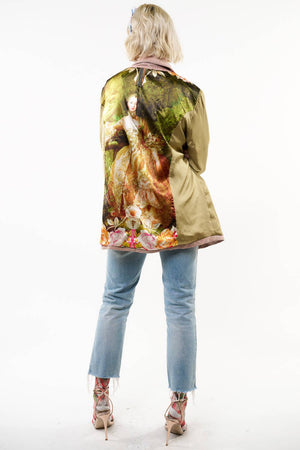 Sudden Sensation Blazer | Pink Jacket | Embroidered Jacket: Pink Ash / XL