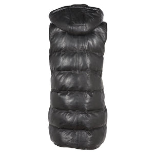 Veo CF Leather Vest, Black