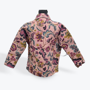 Quilted Jacket: Dark Pink