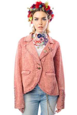 Colonel Jacket: Mauve Wash / XL