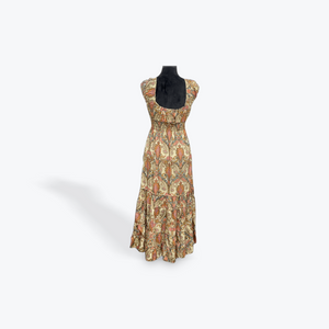 Ruffle Sleeve Wrap Dress
