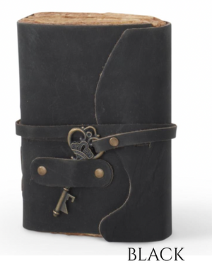 Antique Key 6 Inch Leather Handcrafted Unlined Journals