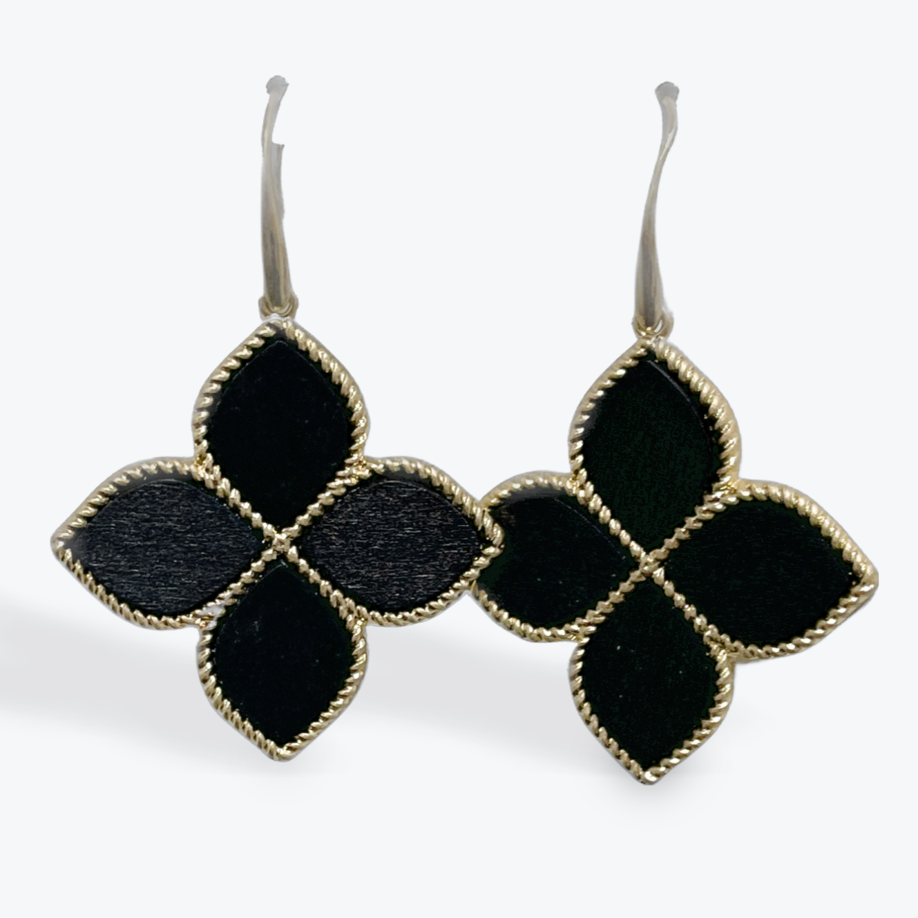 Four Spade Earring, Black