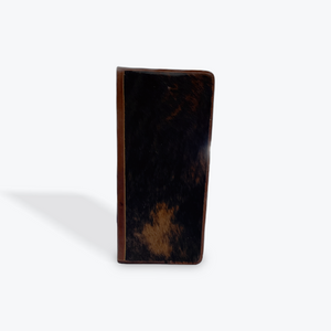 LEATHER AND COWHIDE JEWELRY WALLET