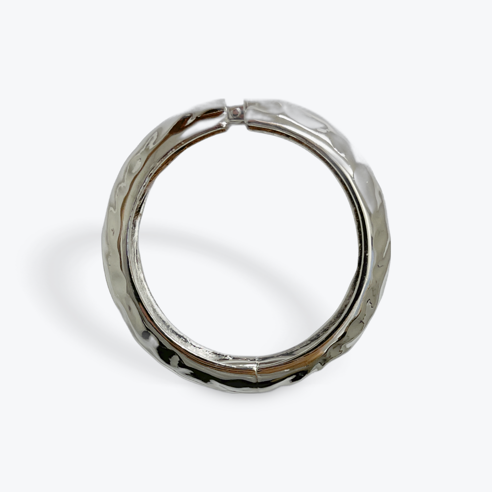 Hinged Bracelet: Silver
