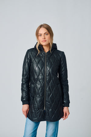 Arjeta CF Leather Jacket, Black