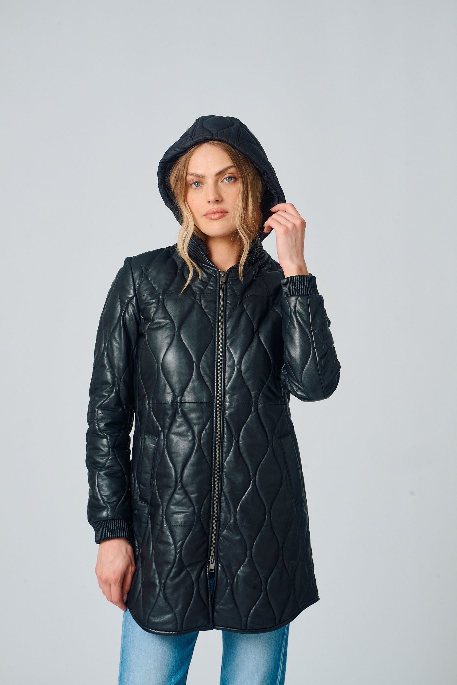 Arjeta CF Leather Jacket, Black