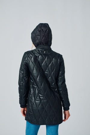 Arjeta CF Leather Jacket, Black