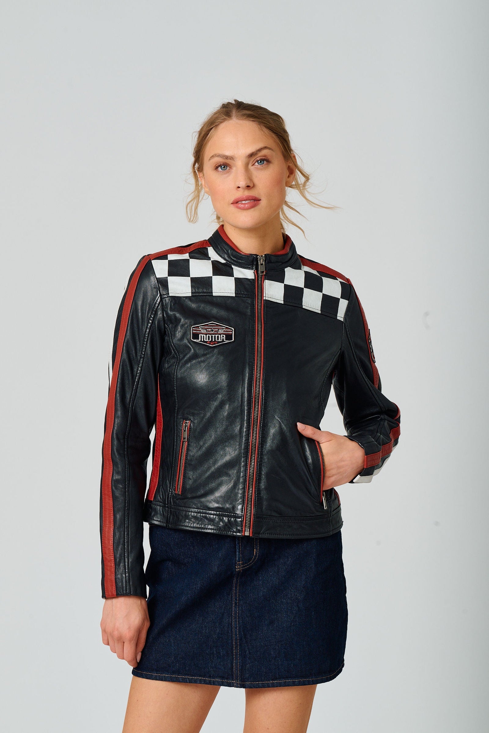 Payton RF Leather Jacket