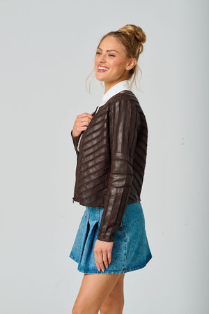 Tila RF Leather Jacket