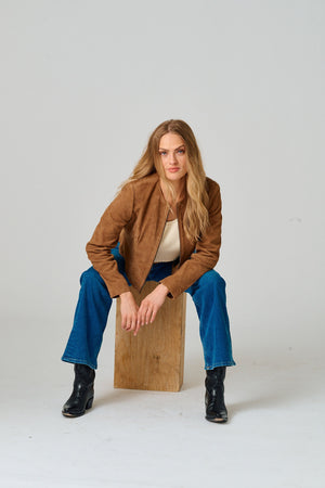 Quynn RF Leather Jacket