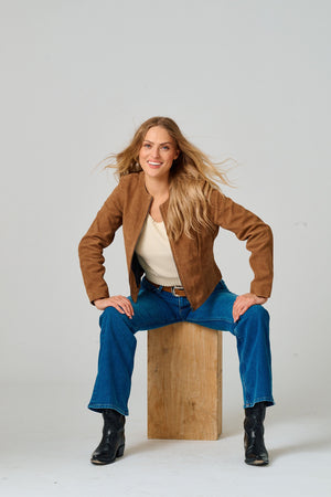 Quynn RF Leather Jacket