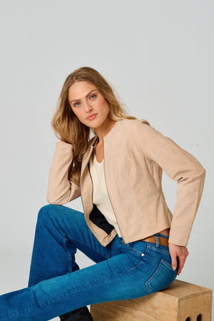 Quynn RF Leather Jacket