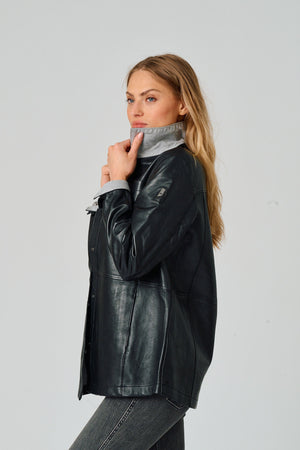 Nadya CF Leather Jacket
