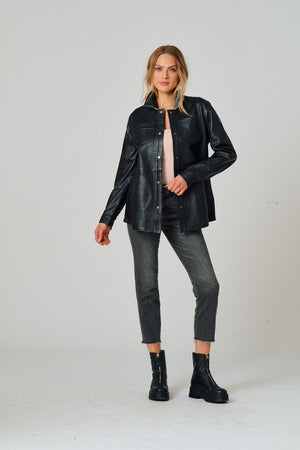 Nadya CF Leather Jacket
