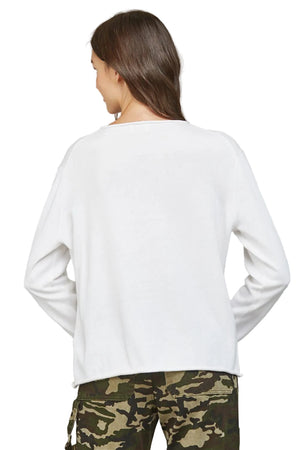 FLAG GRAPHIC LONG SLEEVE SWEATER