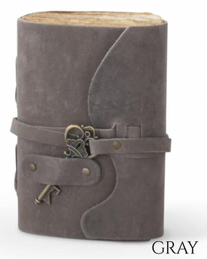 Antique Key 6 Inch Leather Handcrafted Unlined Journals