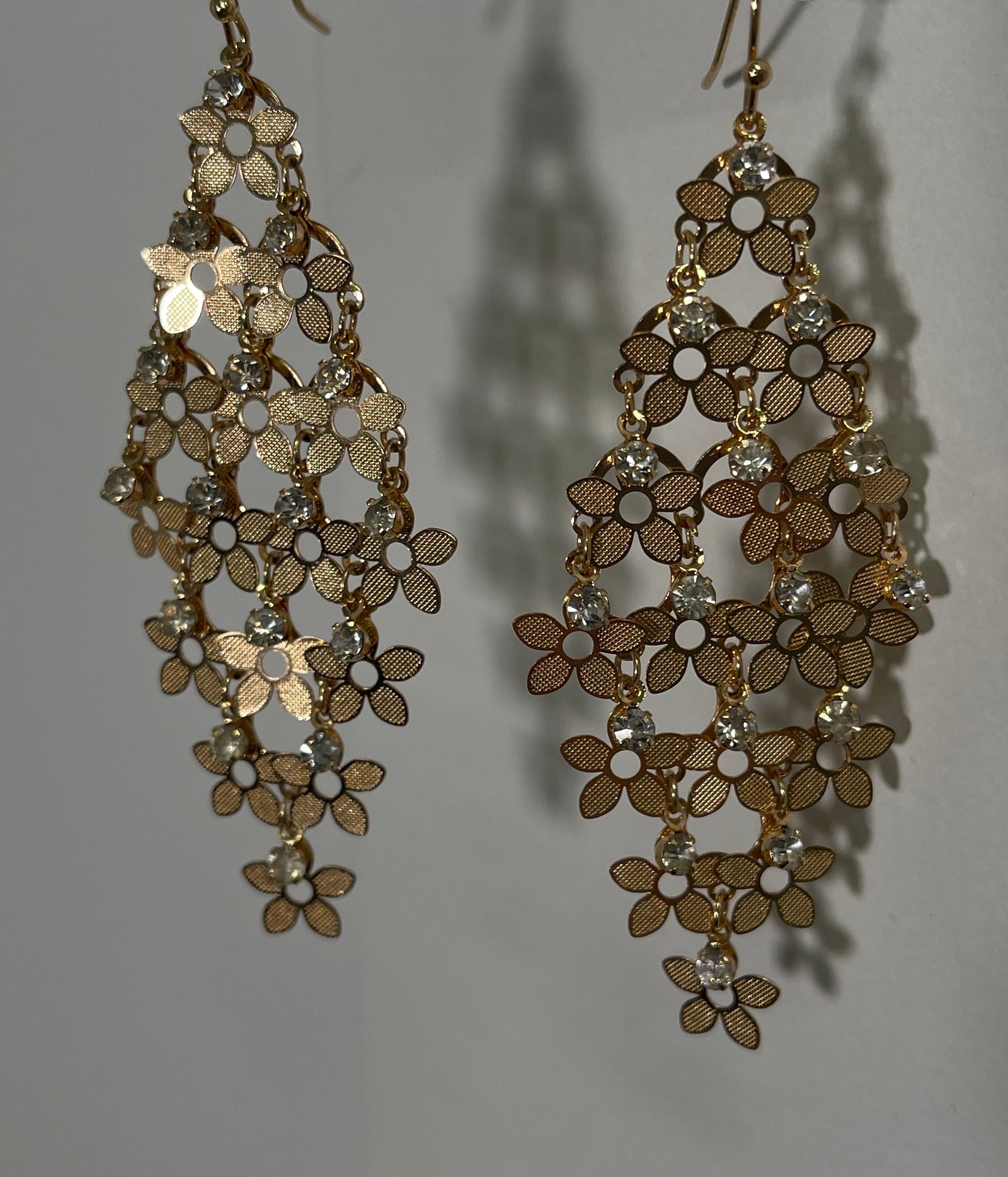 Gold Floral Chandelier