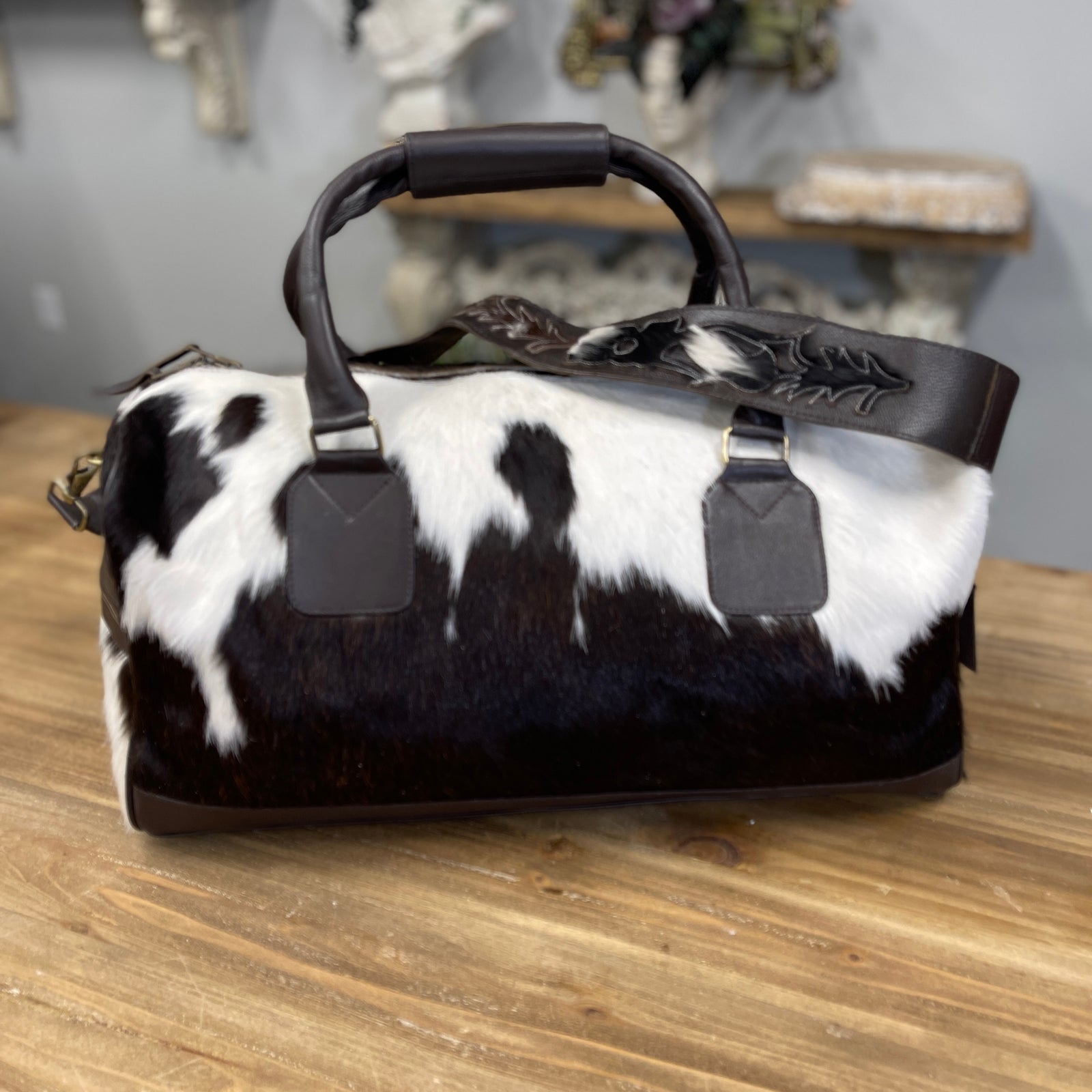 Cowhide Duffle Bag - 3