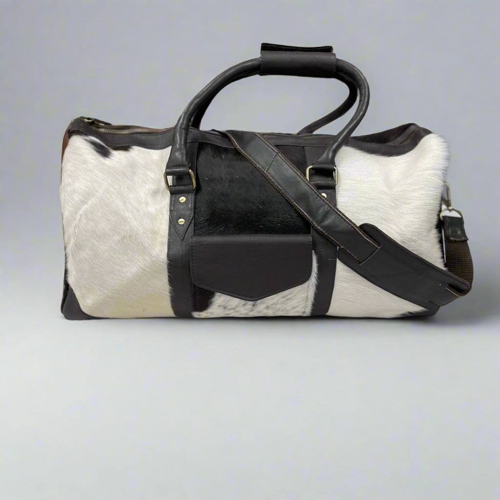 Cowhide Duffle Bag - 6
