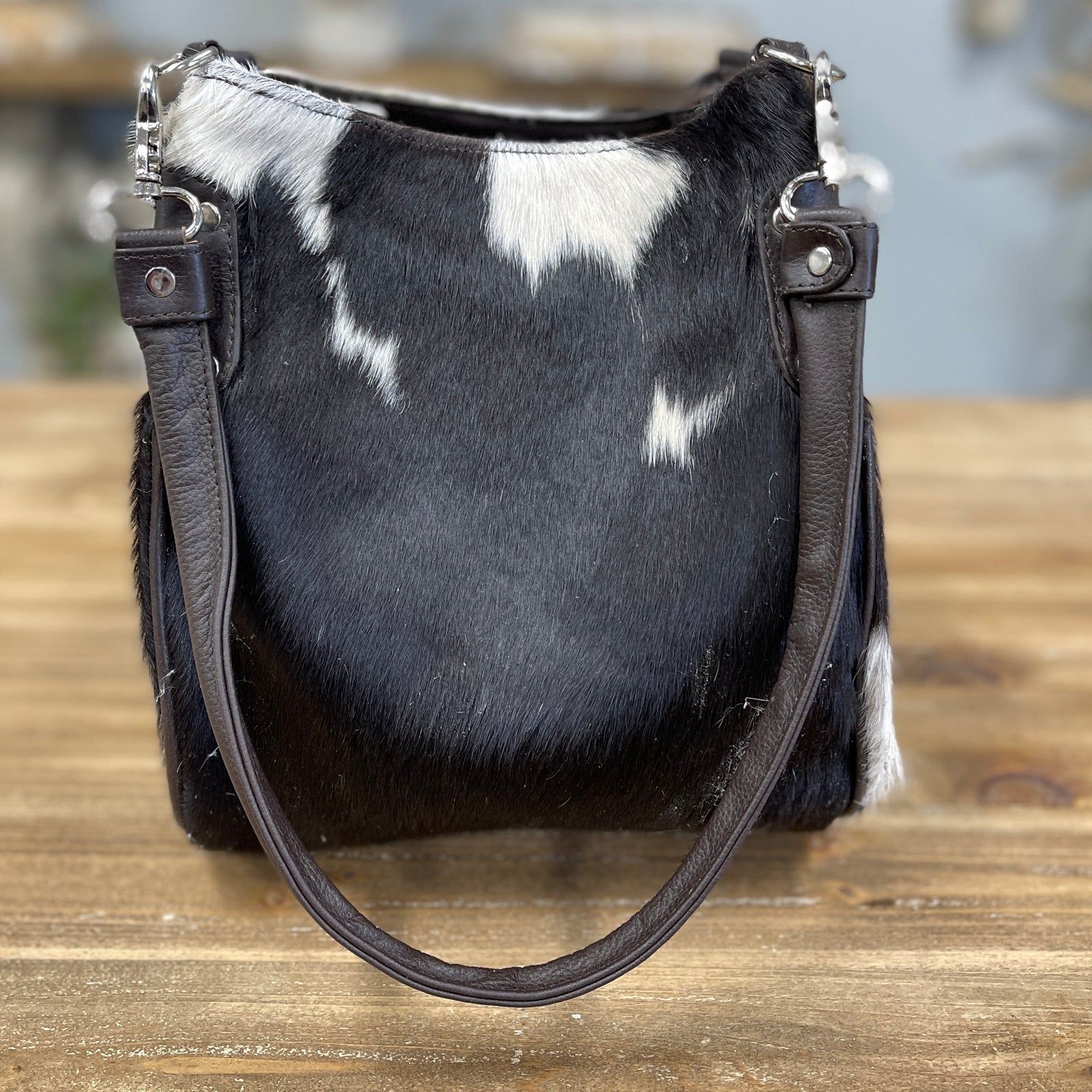Cowhide Bucket Purse 3