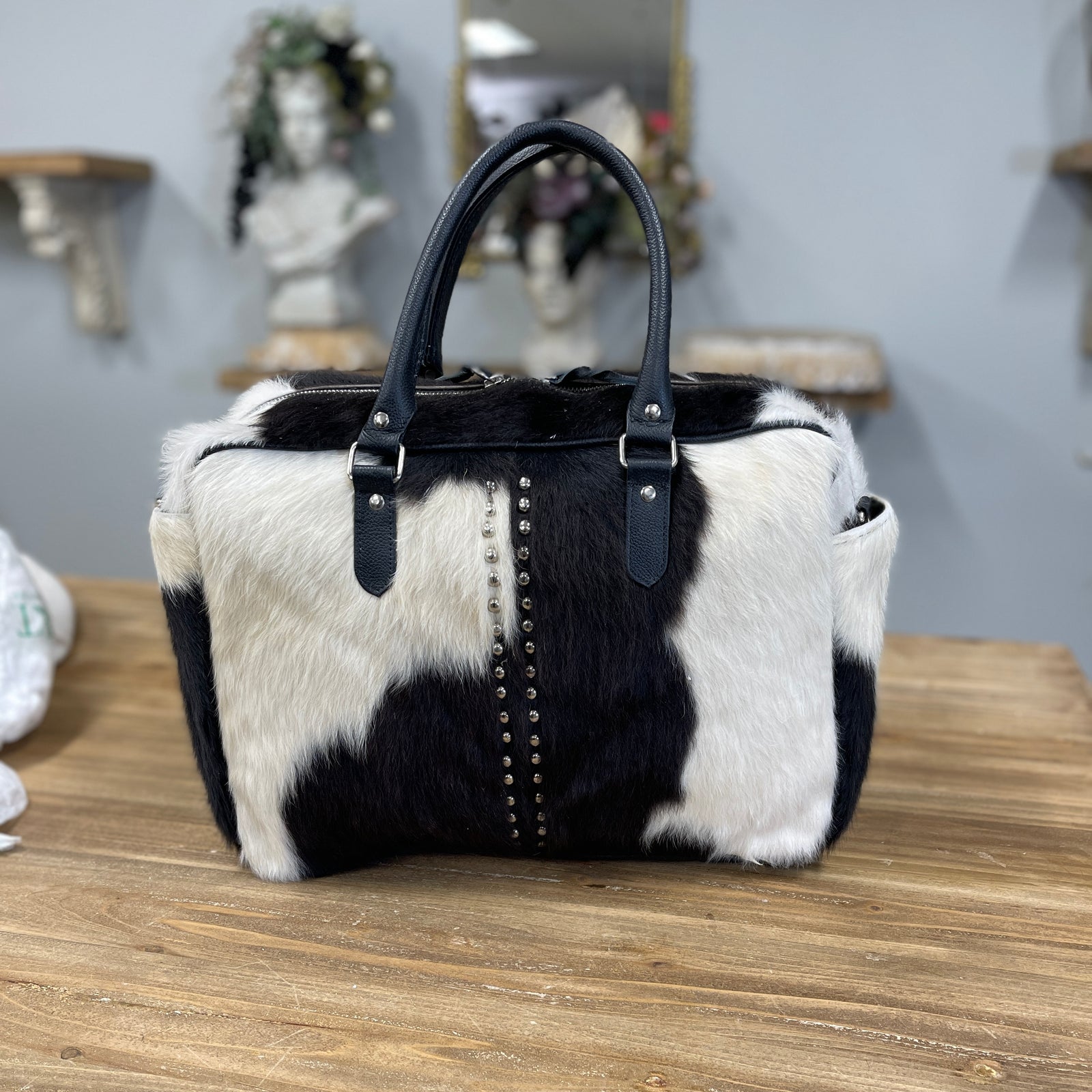 Cowhide Overnight Bag - 2