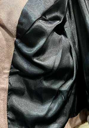 Faux Fur Crop Jacket: Chocolate