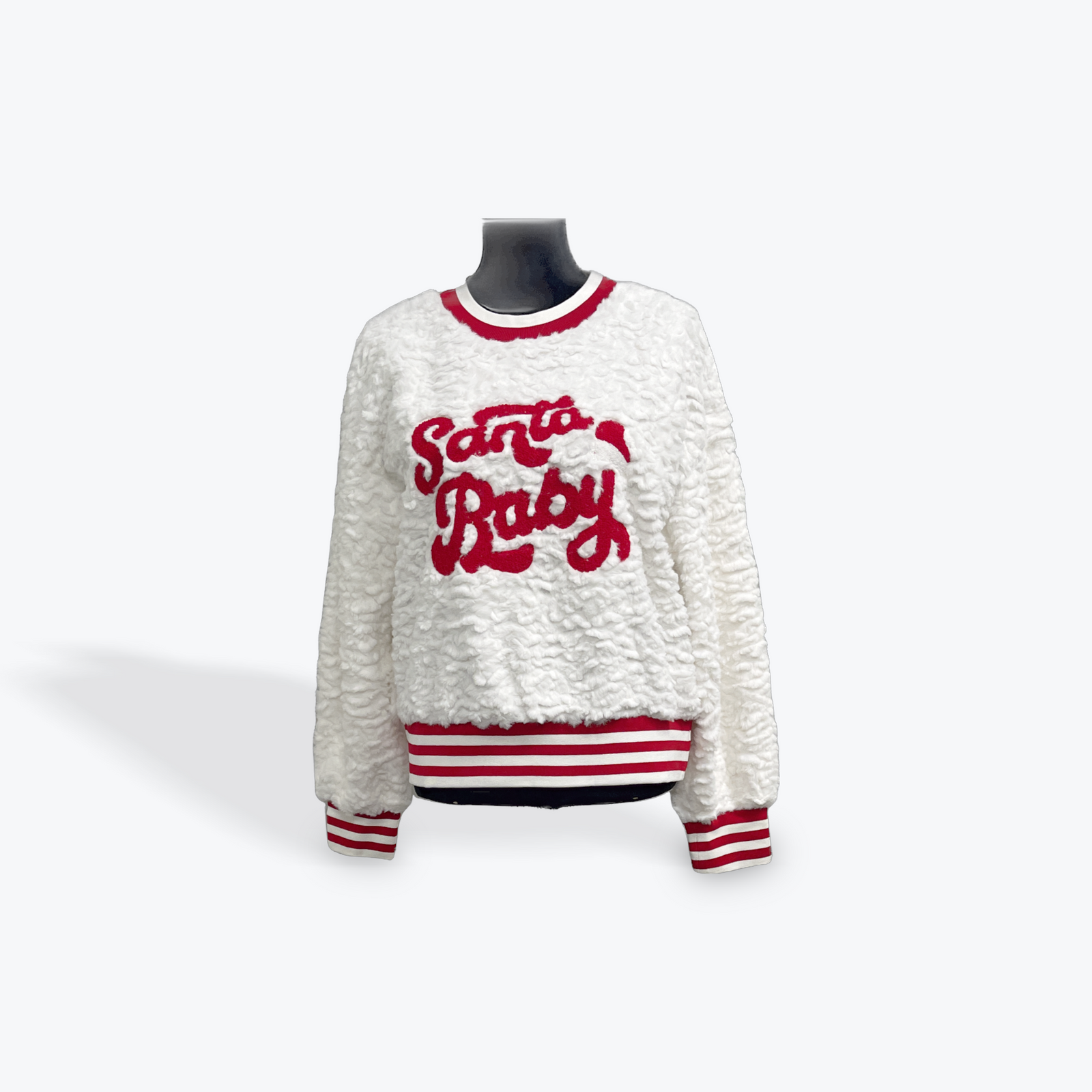 Santa Baby Fuzzy Sweatshirt